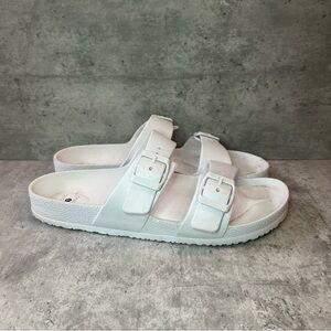 Sand & Shore Sandals Womens sz 10 - white